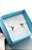 Brinco Borboleta Argola em Ouro 18k Infantil-ROXA/BRANCO - Imagem 3