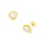Brinco Infantil Ouro 18K Concha Pérola 3mm - Imagem 1