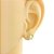 Brinco Infantil Ouro 18K Concha Pérola 3mm - Imagem 5