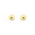 Brinco Infantil Diamantado 4mm de Ouro 18K - Imagem 3