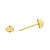 Brinco Infantil Diamantado 4mm de Ouro 18K - Imagem 4