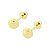 Brinco Infantil Diamantado 4mm de Ouro 18K - Imagem 5