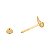 Brinco Lua de Ouro 18K Baby - Imagem 4