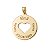 Pingente Personalizado Coração Vazado Ouro 18k - Imagem 1