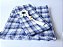 guardanapo tecido cambraia xadrez azul e branco kit  9 lugares 48 x 48 cm - Imagem 5