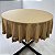 Toalha de mesa redonda camel 160 cm - Imagem 6