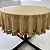 Toalha de mesa redonda camel 160 cm - Imagem 2
