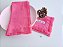 Kit guardanapos linho franjas rosa 8 lugares 50 x 50 cm - Imagem 8