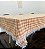 Toalha mesa retangular xadrez com renda 300 x 160 cm - Imagem 8
