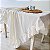 Toalha de mesa linho branco com babados - Imagem 4