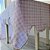 Toalha de Mesa Xadrez Rosa Bebê 260 x 150 cm - Imagem 3