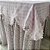 Toalha de Mesa Xadrez Rosa Bebê 260 x 150 cm - Imagem 8