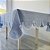 Toalha de Mesa Sobrepor Azul 200x150 cm - Imagem 10