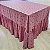 Toalha de mesa cor de rosa com babados 350 x 250 cm - Imagem 9