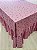Toalha de mesa cor de rosa com babados 350 x 250 cm - Imagem 2