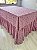 Toalha de mesa cor de Rosa com babado - Imagem 7