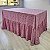 Toalha de mesa cor de Rosa com babado - Imagem 10