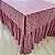 Toalha de mesa cor de Rosa com babado - Imagem 5
