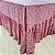 Toalha de mesa cor de Rosa com babado - Imagem 8