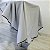 Toalha mesa listrada azul e branco 280 x 140 cm - Imagem 10