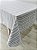 Toalha de mesa listrada azul e branco 220 x 145 cm - Imagem 6