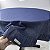 Toalha mesa jeans com babados 136 cm - Imagem 1