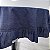 Toalha mesa jeans com babados 136 cm - Imagem 3