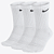 Meia Nike Everyday Cushioned White (3 pares) - Imagem 1