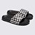 Chinelo Vans Slide-On Checkerboard Black Marshmallow - Imagem 2