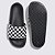 Chinelo Vans Slide-On Checkerboard Black Marshmallow - Imagem 4