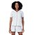 Pijama White & Melange Stripes Branco - Imagem 1