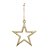 Enfeite Natal pendurar Estrela - Imagem 1