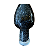 VASO DE VIDRO PRETO - Imagem 1