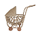 Carrinho de boneca bambu e rattan - Imagem 1