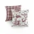 Kit 2 Capas para Almofada em Tecido Jacquard Estampado Toile de Jouy e Xadrez - Imagem 13