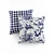 Kit 2 Capas para Almofada em Tecido Jacquard Estampado Toile de Jouy e Xadrez - Imagem 16