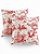Kit 2 Capas para Almofada em Tecido Jacquard Estampado Toile de Jouy - Imagem 6
