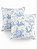 Kit 2 Capas para Almofada em Tecido Jacquard Estampado Toile de Jouy - Imagem 8