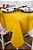Toalha de Mesa Quadrada em Oxford Amarelo Ouro - Imagem 1