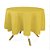 Toalha de Mesa Redonda para Buffet em Oxford Amarelo Ouro - Imagem 2