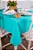 Toalha de Mesa Retangular em Oxford Azul Tiffany - Imagem 1