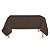 Toalha de Mesa Retangular em Oxford Marrom Chocolate - Imagem 1