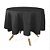 Toalha de Mesa Redonda para Buffet em Oxford Preto - Imagem 2