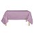 Toalha de Mesa Retangular em Oxford Rosa Envelhecido Rosé - Imagem 2