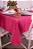Toalha de Mesa Retangular em Oxford Rosa Pink Chiclete - Imagem 1