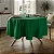 Toalha de Mesa Redonda para Buffet em Oxford Verde Bandeira - Imagem 1