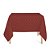 Toalha de Mesa Quadrada em Tecido Jacquard Vermelho Geométrico Tradicional - Imagem 1