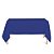 Toalha de Mesa Retangular em Tecido Jacquard Azul Royal Geométrico Tradicional - Imagem 1