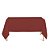 Toalha de Mesa Retangular em Tecido Jacquard Vermelho Geométrico Tradicional - Imagem 1