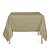 Toalha de Mesa Quadrada em Tecido Jacquard Dourado e Rosa Envelhecido Liso Tradicional - Imagem 2